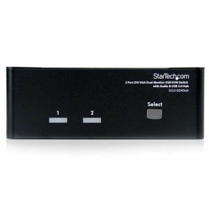 2-Port KVM Switch Startech SV231DDVDUA         