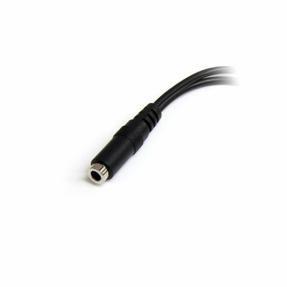 Audio Jack Adapter Startech MUYHSFMM             Black 0,13 m