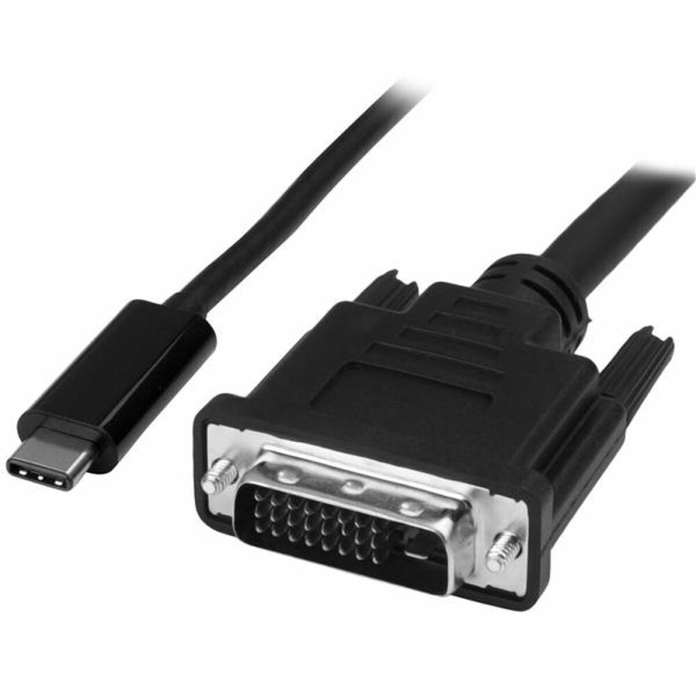 USB C zu DVI-D-Kabel Startech CDP2DVIMM1MB Schwarz 1 m