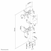 TV Halterung Neomounts FPMA-D700DV 10-27" 27" 10" 6 Kg