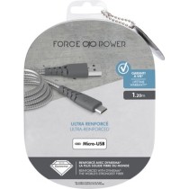 Câble USB BigBen Connected FPCBLMIC1.2MG Gris 1,2 m (1 Unité)