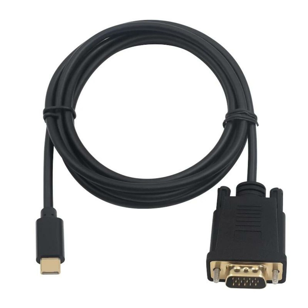 Adaptateur USB-C vers VGA Ewent EC1052 Noir 1,8 m