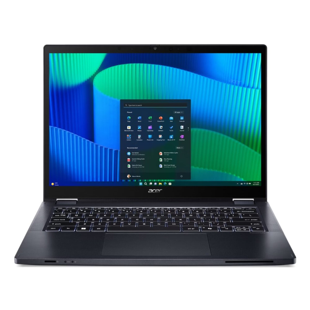 Laptop Acer TMP414RN-54 14" Intel Core Ultra 7 155u 16 GB RAM 512 GB SSD Qwerty Spanisch