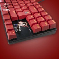 clavier et souris FR-TEC OP4001 QWERTY Bordeaux