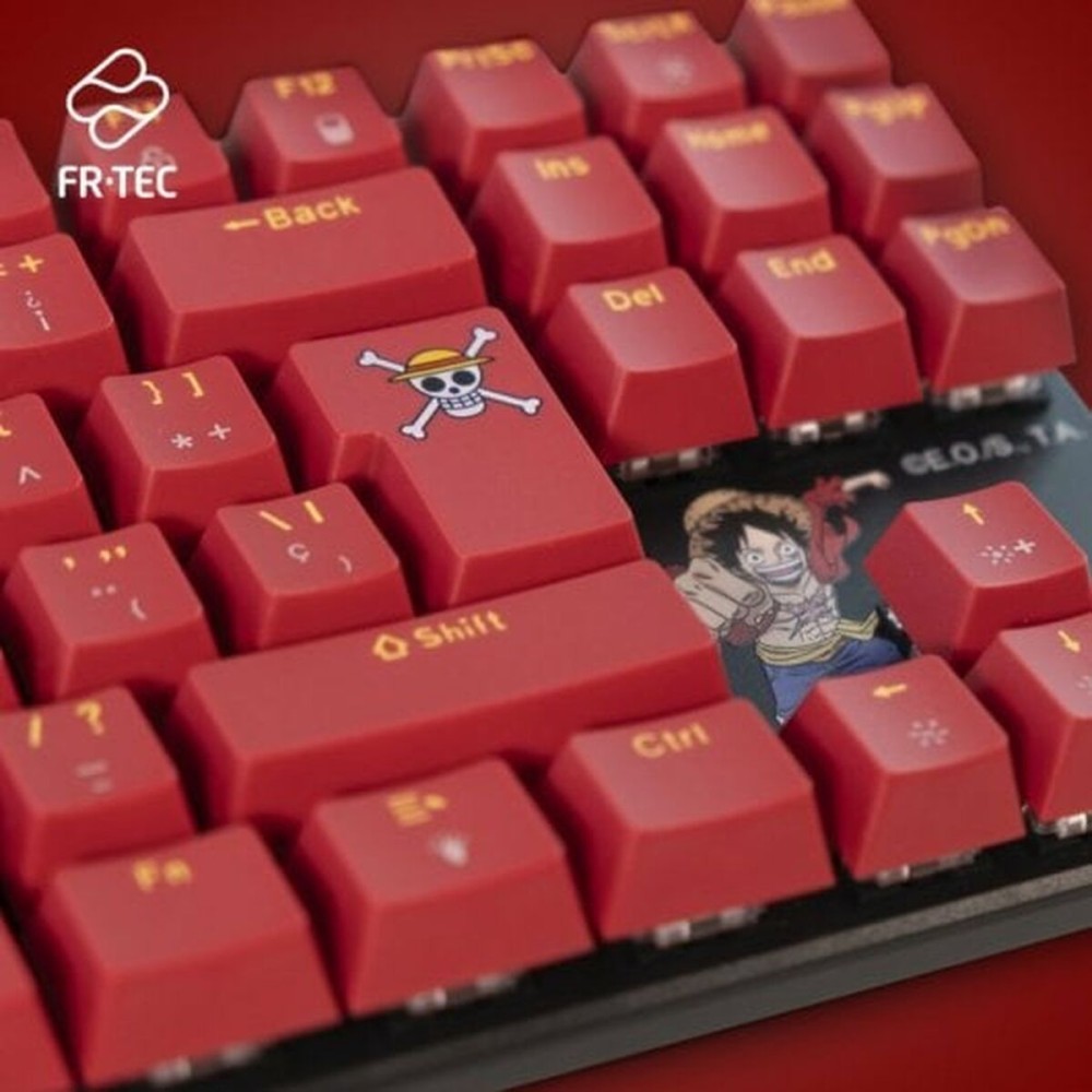 clavier et souris FR-TEC OP4001 QWERTY Bordeaux