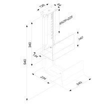 Holder Neomounts CPU-D200SILVER Silver Steel