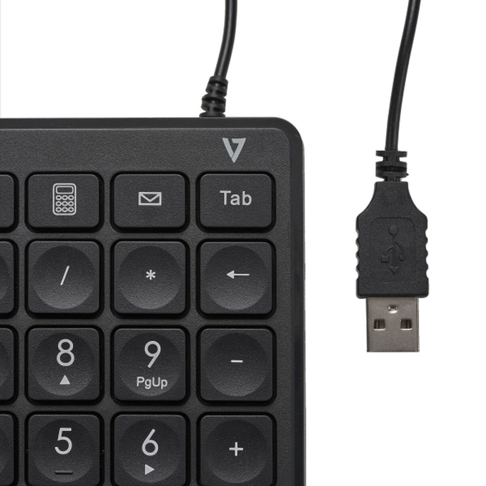 Numerische Tastatur V7 KP350 Schwarz