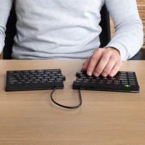 clavier et souris R-Go RGOSBESWLBL Noir Espagnol QWERTY