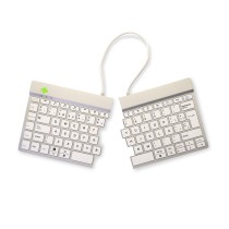 clavier et souris R-Go RGOSBESWLWH Blanc Espagnol QWERTY