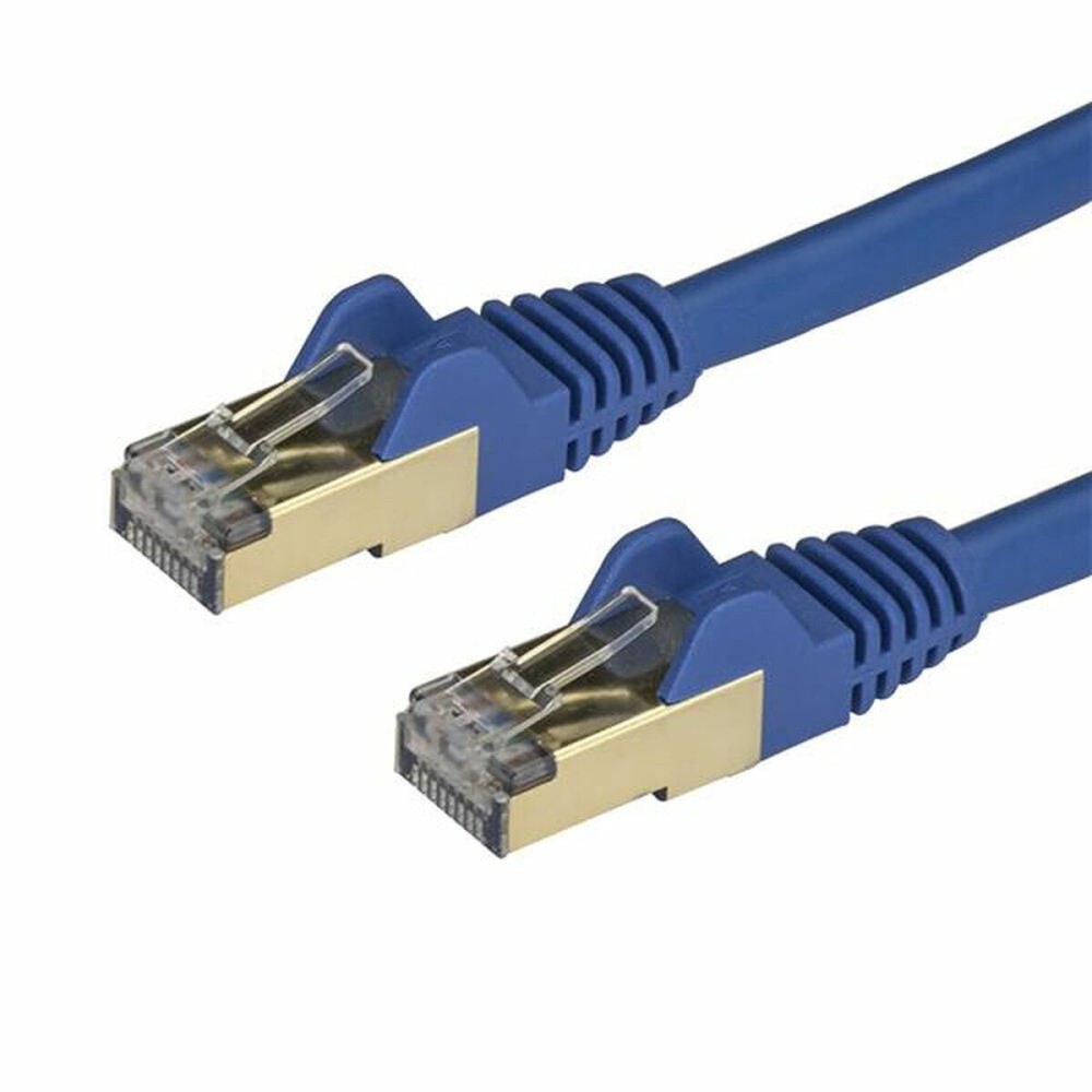 UTP starres Netzwerkkabel der Kategorie 6 Startech 6ASPAT50CMBL Blau 50 cm