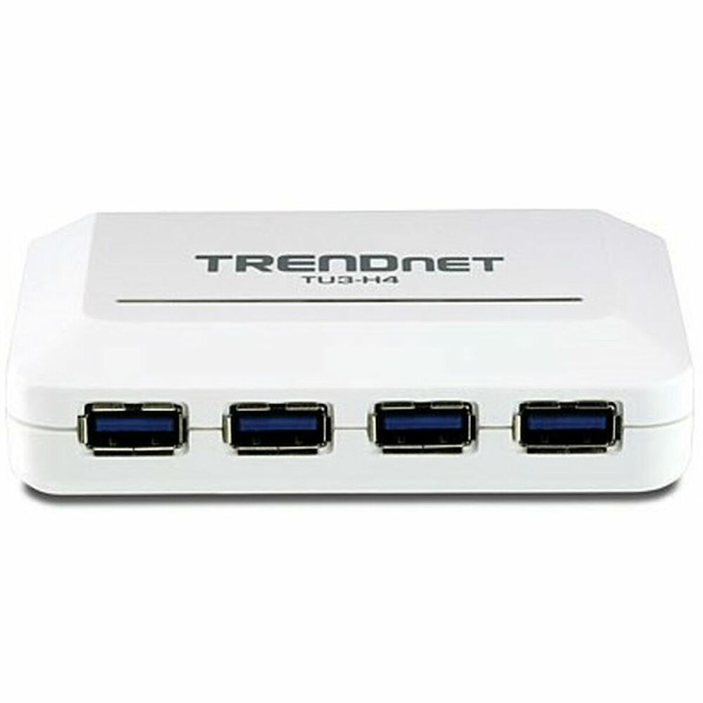 Hub USB Trendnet TU3-H4               Blanc