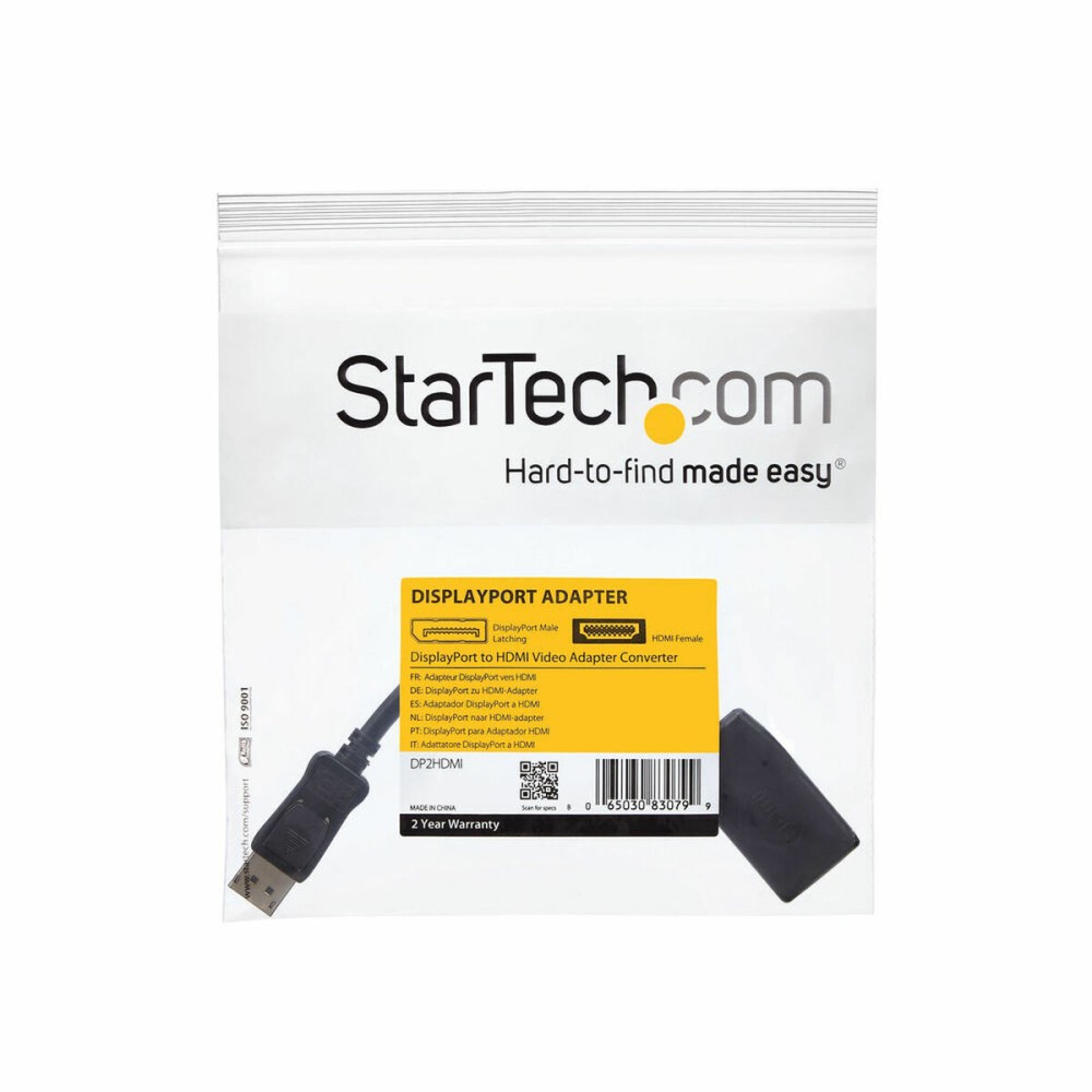 DisplayPort-zu-HDMI-Adapter Startech DP2HDMI              Schwarz