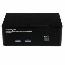 KVM -Schalter mit 2 Ports Startech SV231DPDDUA Schwarz