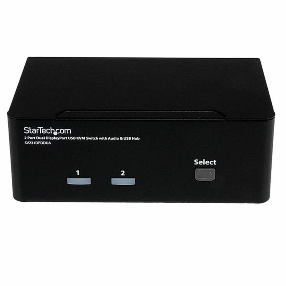 Commutateur KVM avec 2 Ports Startech SV231DPDDUA Noir