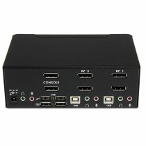 KVM -Schalter mit 2 Ports Startech SV231DPDDUA Schwarz