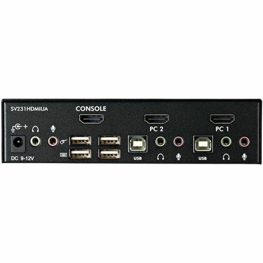 Switch KVM Startech SV231HDMIUA FHD HDMI USB Noir