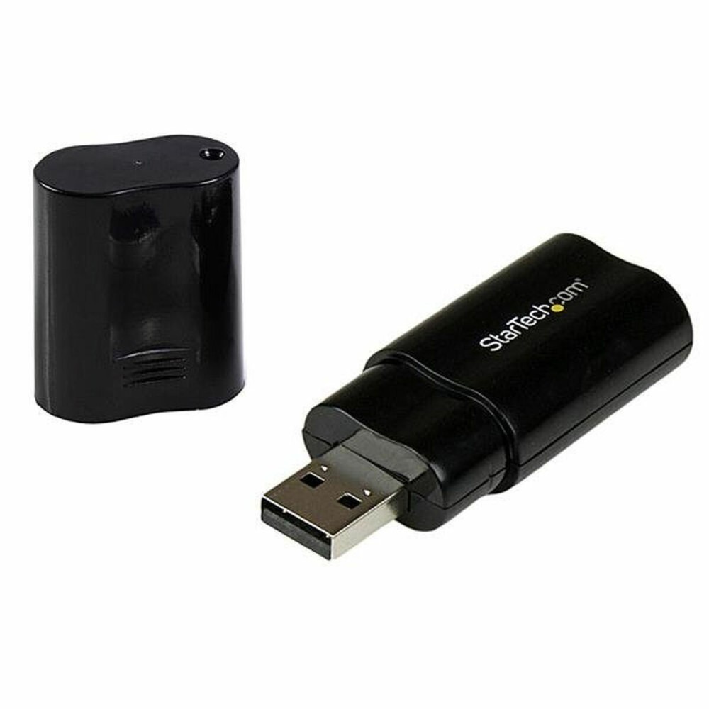 External Sound Card USB Startech ICUSBAUDIOB Black