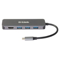 USB Hub D-Link DUB-2333 Grey 60 W