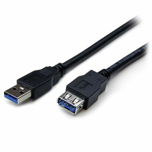 USB-Kabel Startech USB3SEXT2MBK         Schwarz