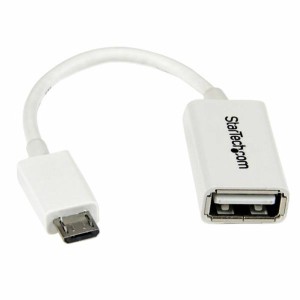 Micro USB to USB Cable Startech UUSBOTGW             White