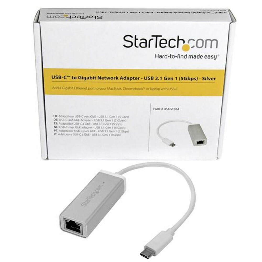 Adapteur réseau Startech US1GC30A Argenté