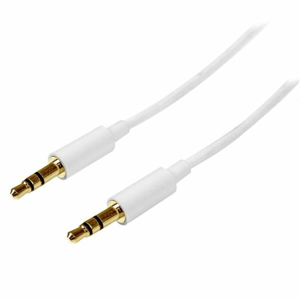 Câble Audio Jack (3,5 mm) Startech MU2MMMSWH Blanc