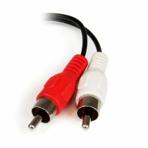 Audiokabel (3,5 mm) zu 2 RCA Startech MUFMRCA              Schwarz 0,15 m