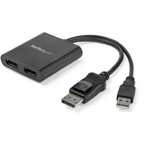 Splitter DisplayPort Startech MSTDP122DP Noir 4K Ultra HD