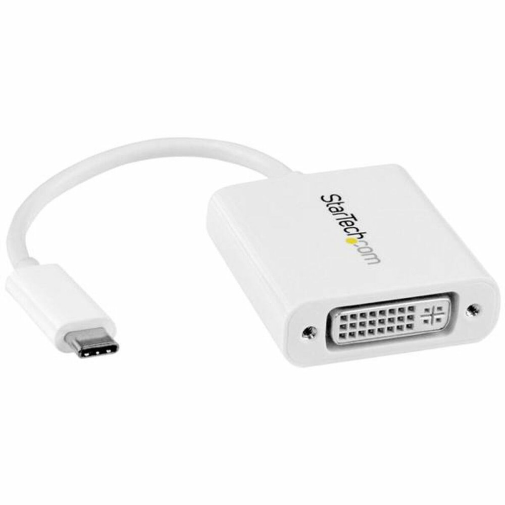 Adaptateur USB C vers DVI Startech CDP2DVIW             Blanc