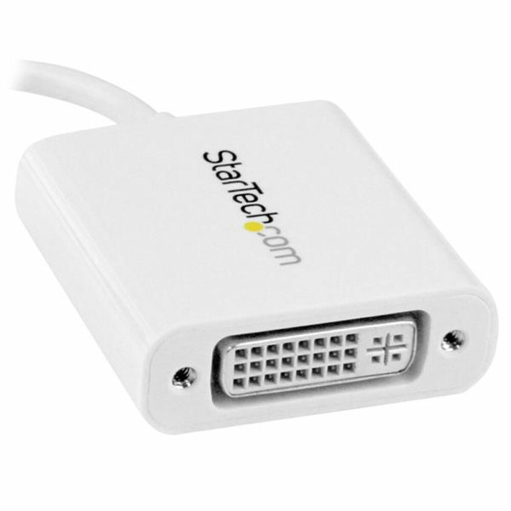 USB C to DVI Adapter Startech CDP2DVIW             White