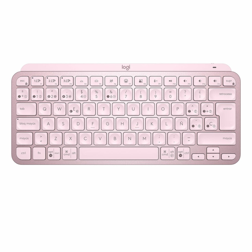 Keyboard Logitech 920-010813 Pink Spanish Qwerty