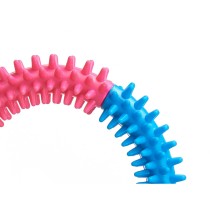 Dog toy Support hoop Silicone 12,5 x 2,5 x 12,5 cm (12 Units)