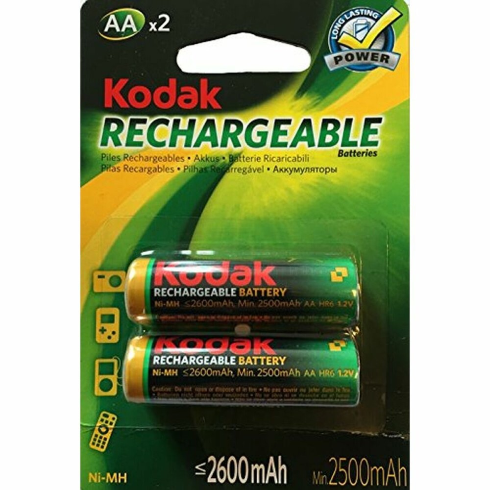 Wiederaufladbare Batterie LR6 Kodak NI-MH 2600 mAh (2 pcs)