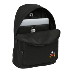 Laptop Backpack Mickey Mouse Clubhouse Black 31 x 41 x 16 cm