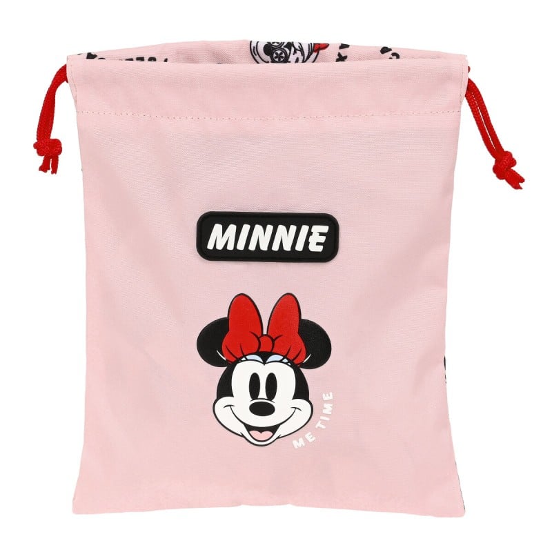 Sac pour snack Minnie Mouse Me time Rose