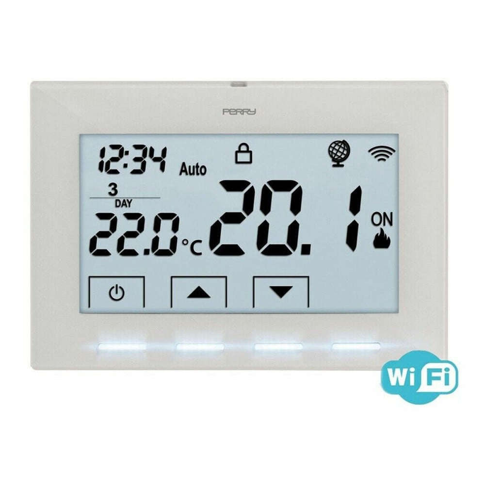 Drahtloses Zeitschaltthermostat Perry 1tx cr029 Wi-Fi Weiß