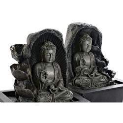 Garden fountain DKD Home Decor 21 x 17,5 x 25 cm Buddha Resin Oriental (2 Units)