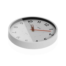 Horloge Murale Versa Blanc Plastique 4 x 30 x 30 cm