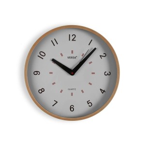 Wall Clock Versa White Plastic 4 x 30 x 30 cm