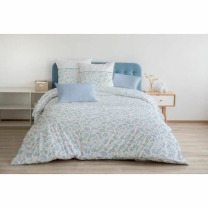 Parure de couette HOME LINGE PASSION Adonis Bleu 220 x 240 cm 3 Pièces