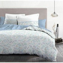 Parure de couette HOME LINGE PASSION Adonis Bleu 220 x 240 cm 3 Pièces