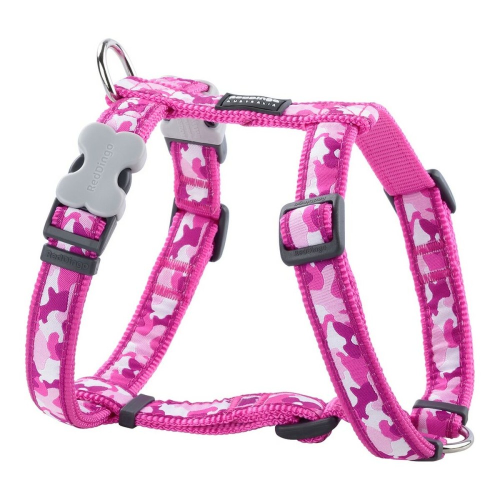 Hundegeschirr Red Dingo Style Pink Tarnfarbe 25-39 cm