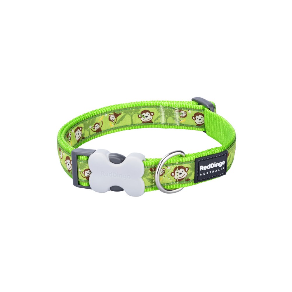 Dog collar Red Dingo Monkey 20-32 cm Green