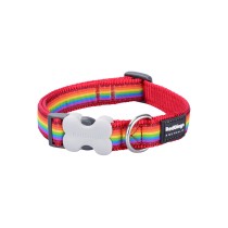 Dog collar Red Dingo Rainbow 20-32 cm Multicolour