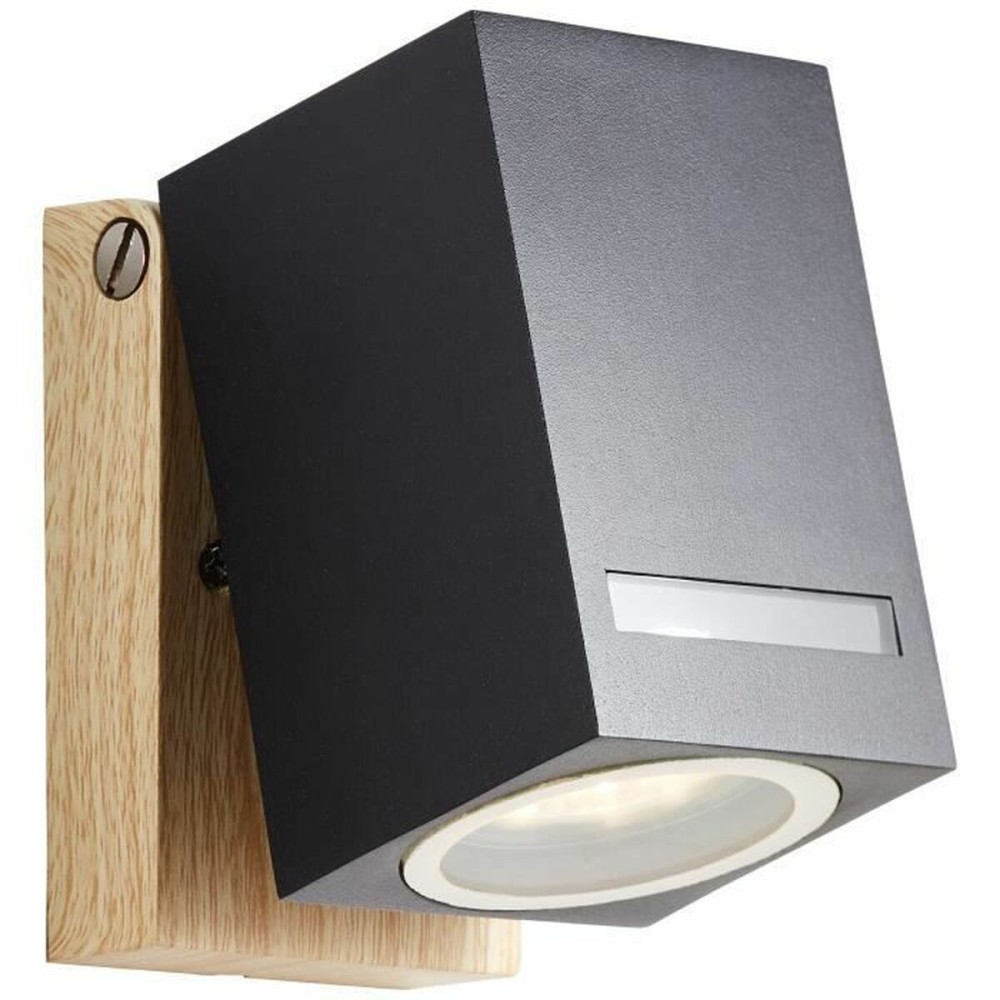 Wall Light Brilliant Galeni Black Natural Metal Crystal 20 W GU10