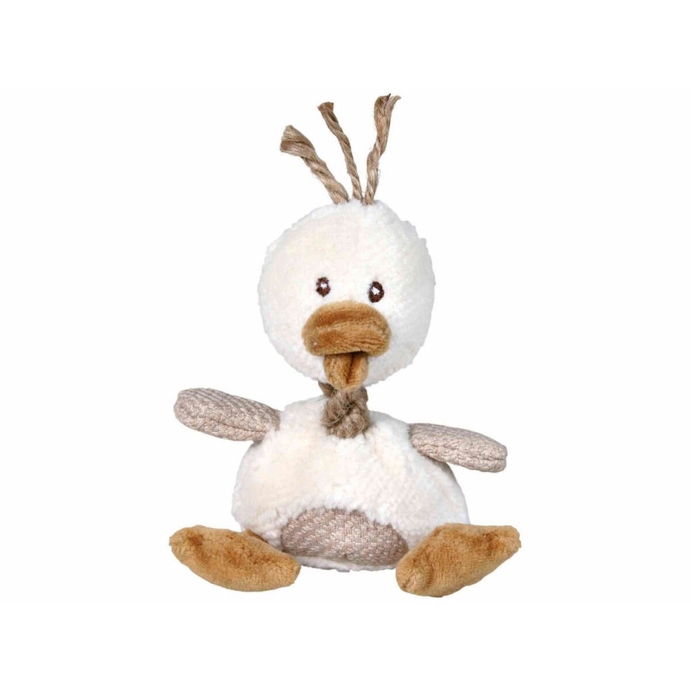 Kuscheltier für Hunde Trixie Polyester Plüsch Baumwolle Ente 15 cm