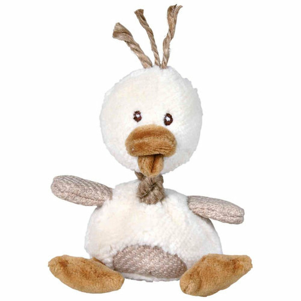 Jouet pour chien en peluche Trixie Polyester Tissu Peluche Coton Canard 15 cm