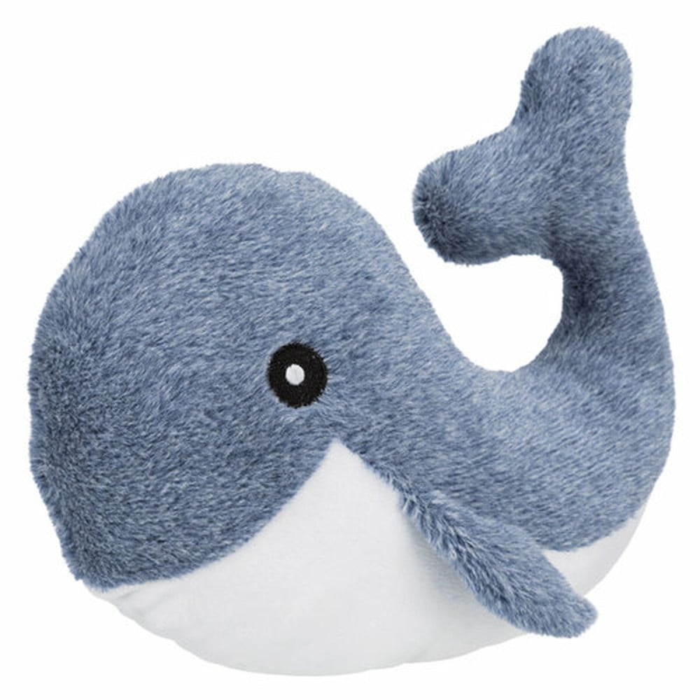 Jouet pour chien en peluche Trixie Brunold Polyester Tissu Peluche Papier Crunch Baleine 25 cm