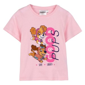 Kurzarm-T-Shirt für Kinder The Paw Patrol Weiß