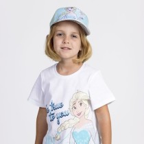 Kurzarm-T-Shirt für Kinder Frozen Weiß